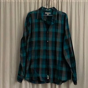 Express fitted button down